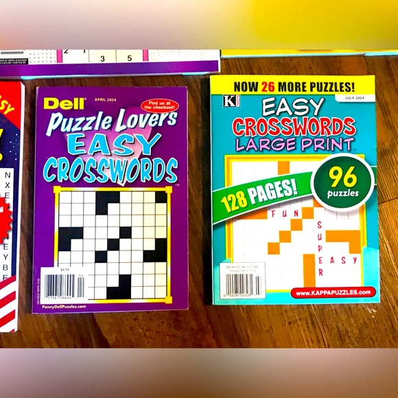 ⭐️😊 6 BRAND NEW PUZZLE  MAGAZINES  WORD DIND CROSSWORDS AND MORE  LARGE & Med - Picture 4 of 7
